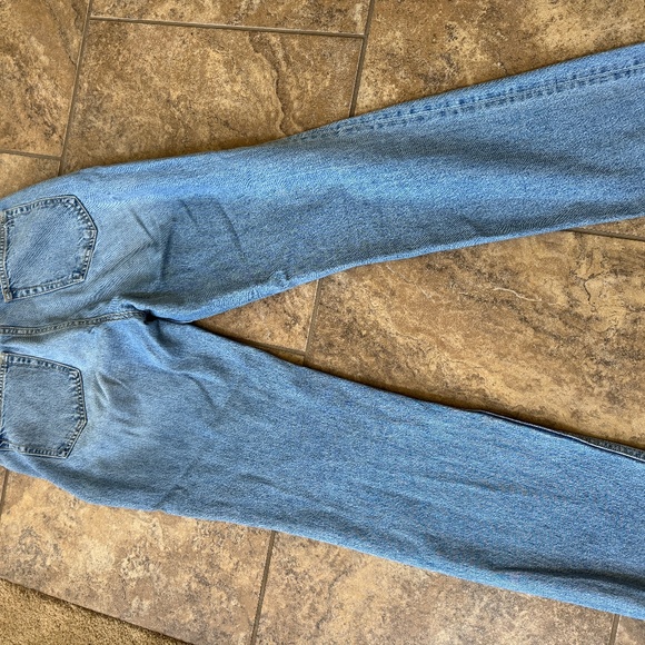 rag & bone Light Blue Straight Leg Women's Jeans - Picture 3 of 5